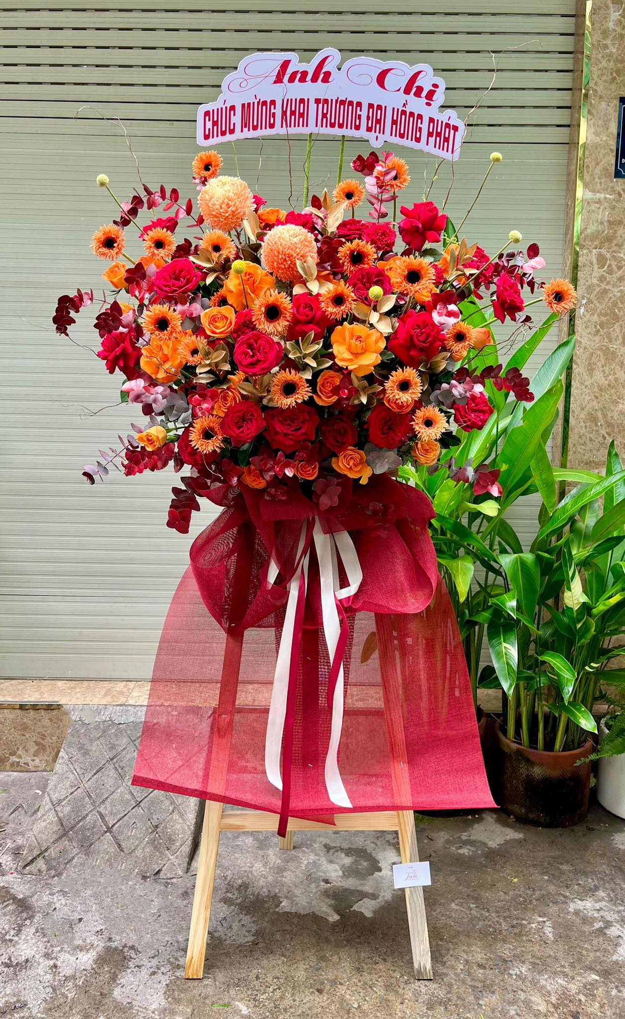 Mẫu kệ hoa khai trương