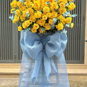 Hoa Chúc Mừng Khai Trương Tone Vàng