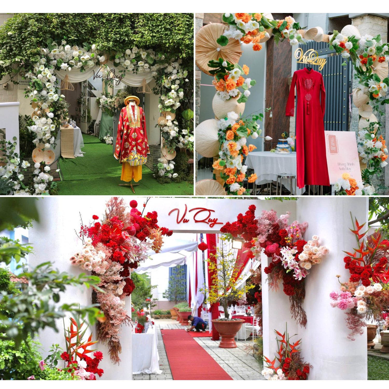 Một số phong cách trang trí cổng hoa ngày cưới