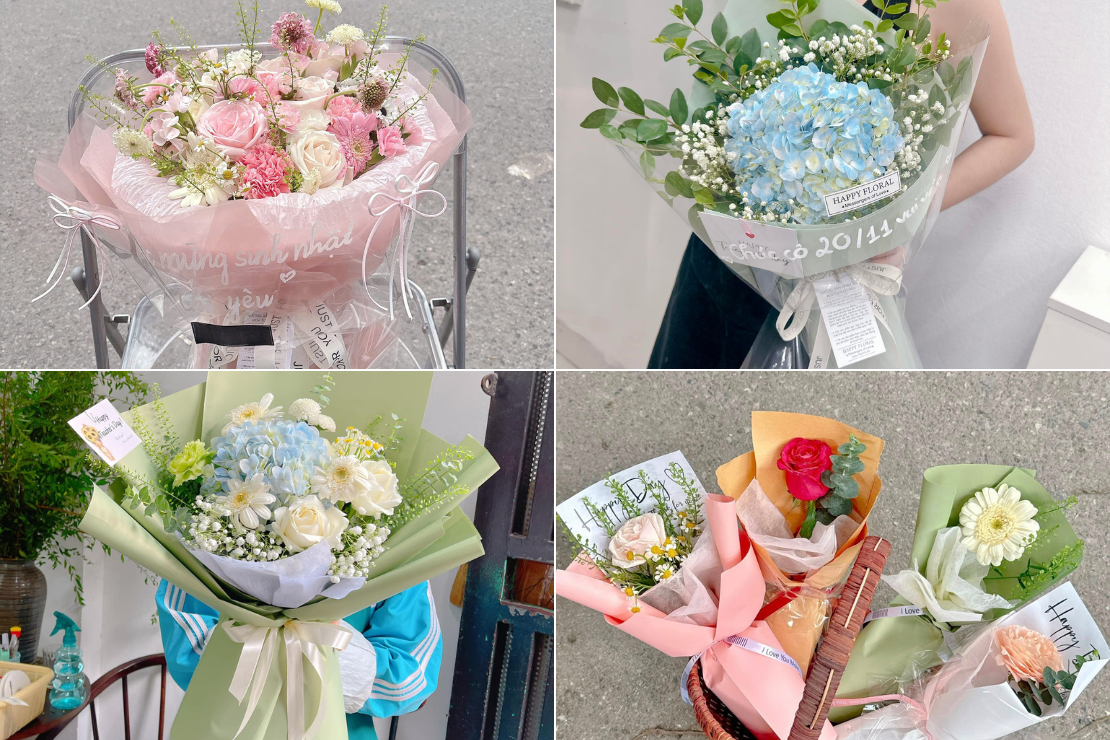 Khám phá các kiểu bó hoa tươi tại Vĩnh Phúc 2025