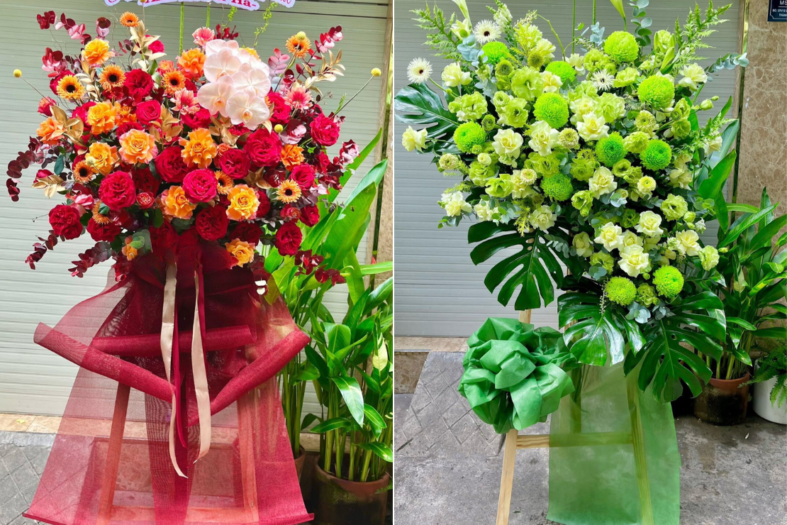 Lẵng hoa chúc mừng tại Vĩnh Phúc – Món quà thay lời chúc