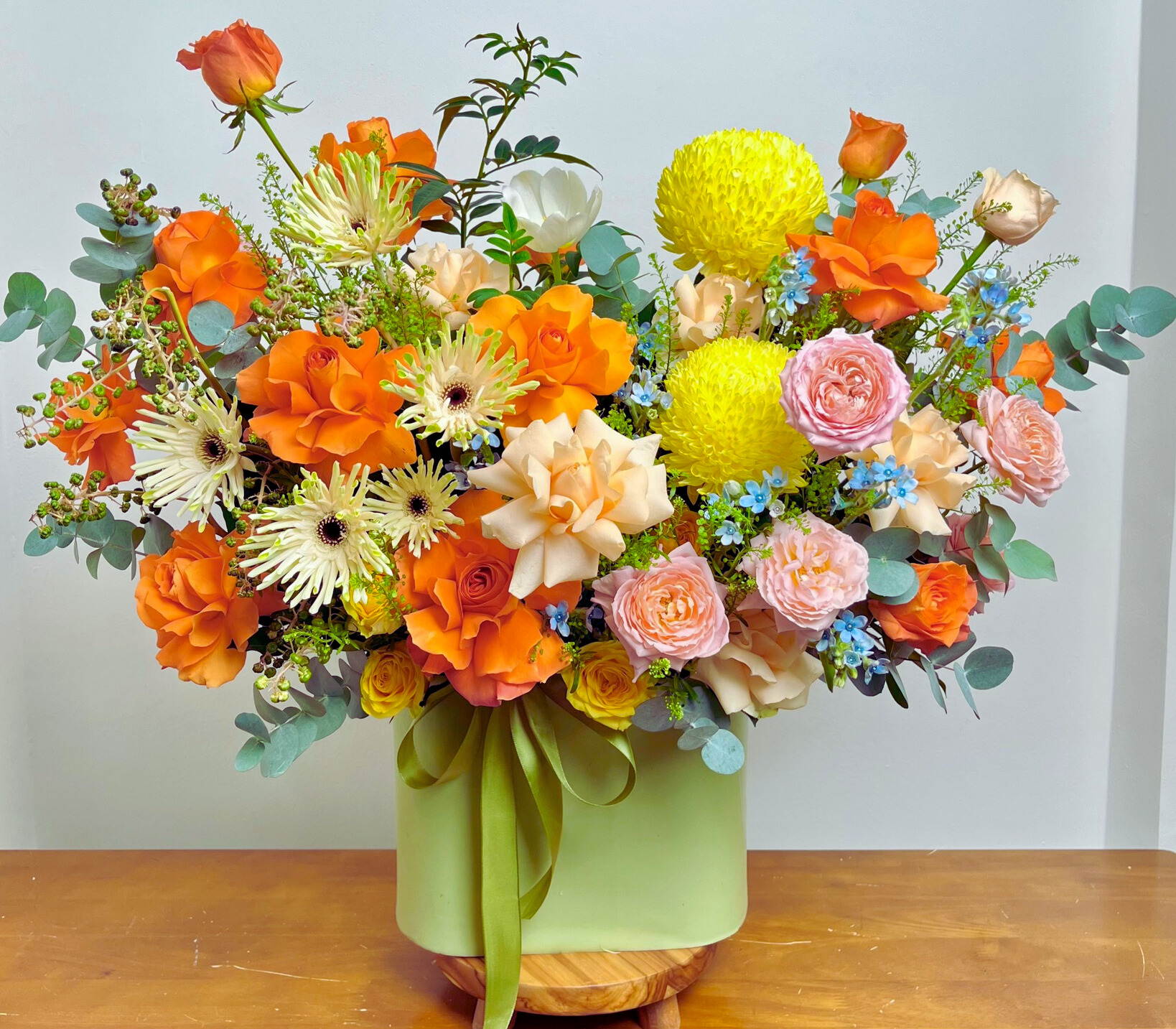 Mẫu giỏ hoa tươi