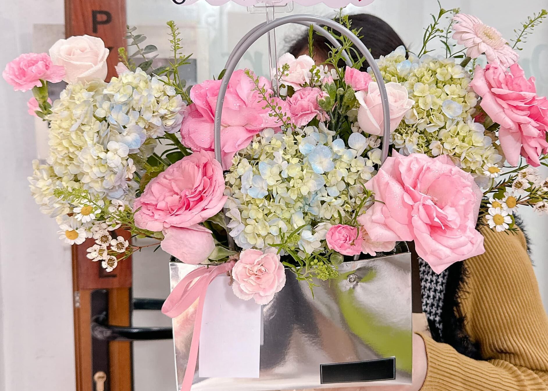 Mẫu giỏ hoa tươi tại Vĩnh Phúc