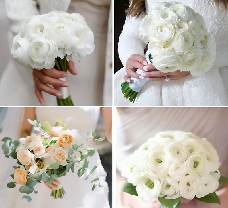 Mẫu hoa cưới cầm tay phổ biến