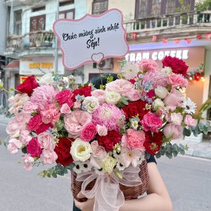 Giỏ Hoa Tươi Mừng Sinh Nhật