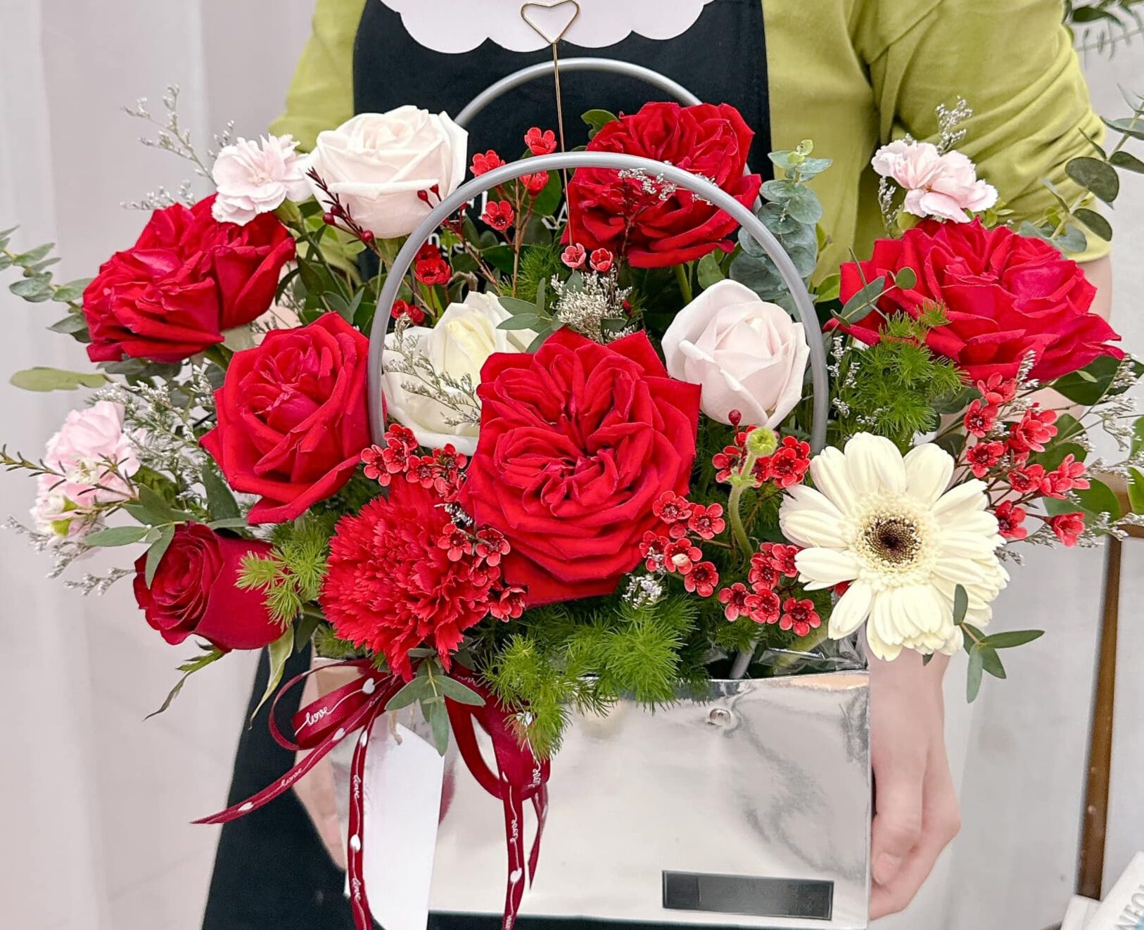 Giỏ hoa hộp cao cấp