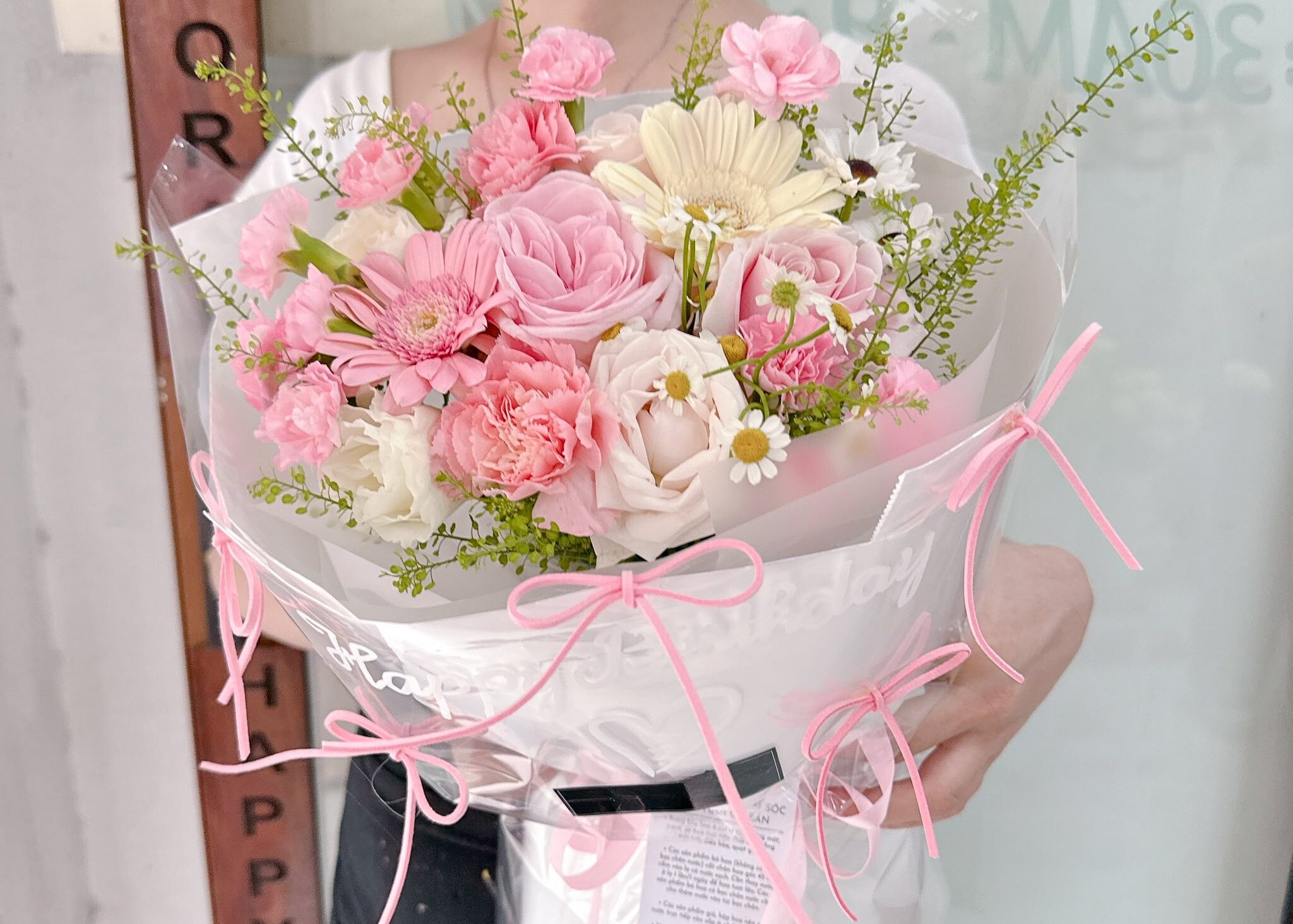 Phong cách hoa tone pastel nhẹ nhàng