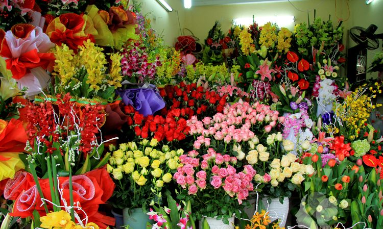 Thị trường hoa tươi tại Phúc Yên