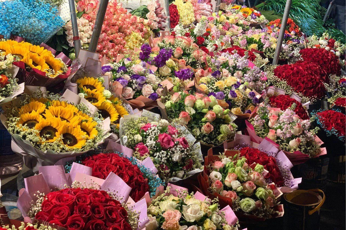 Thị trường hoa tươi tại Phúc Yên