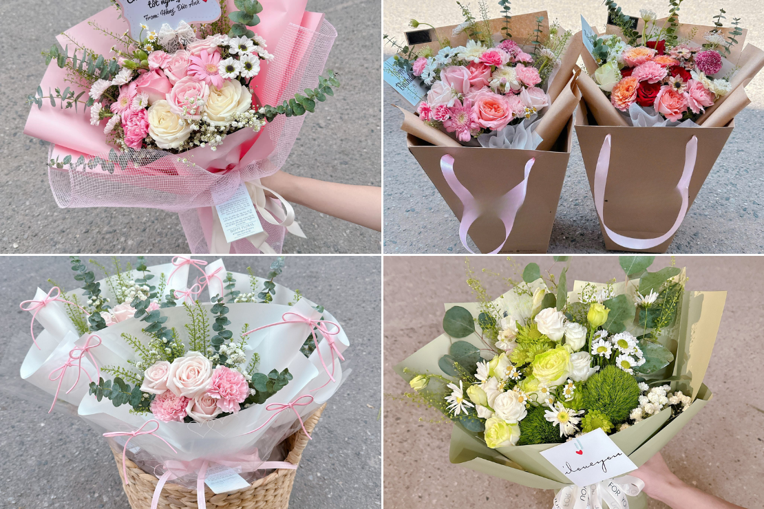 Top mẫu bó hoa được yêu thích tại Yên Lạc